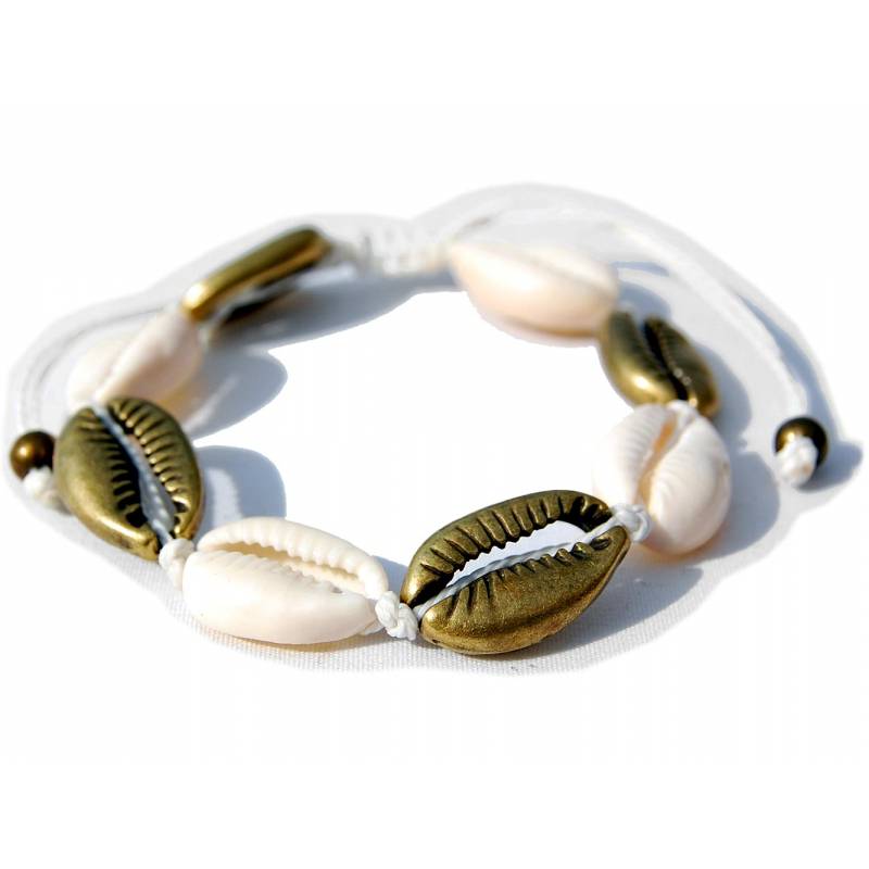 Seestern Sportswear SEESTERN Kauri Muschel Armband / Armbänder Surfer Shell Bracelet /2008 Räumungsverkauf