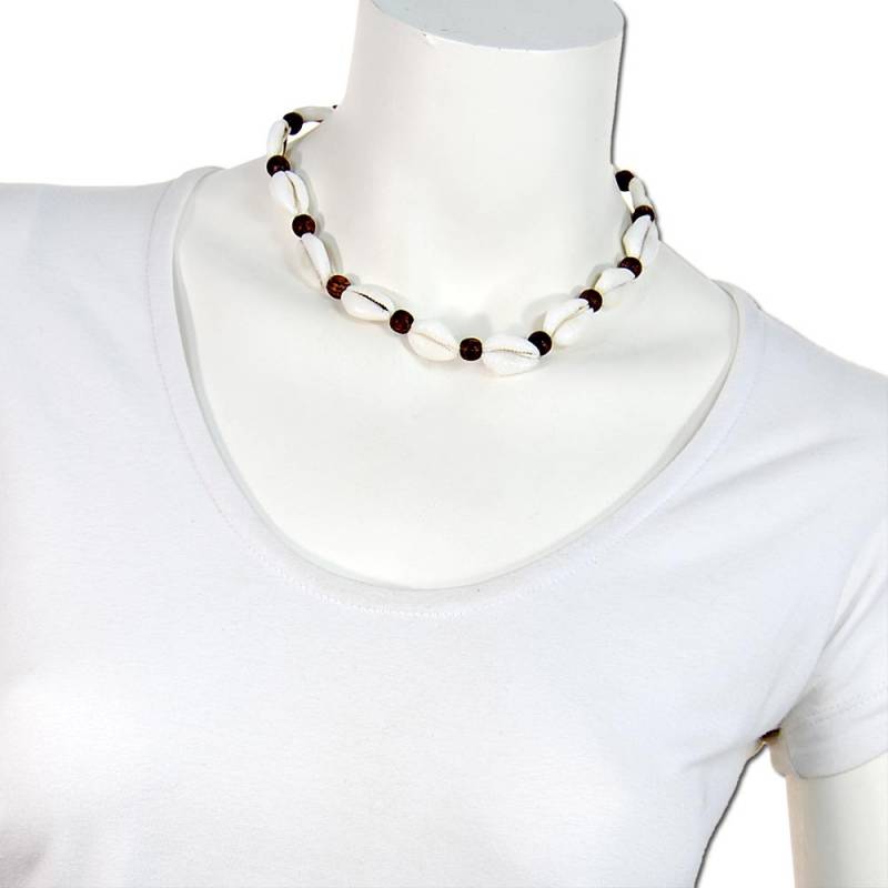 Seestern Sportswear Seestern Halskette Modeschmuck aus Kauri Muscheln & Kokosperlen /103 50% Rabatt mit kostenlosem Versand