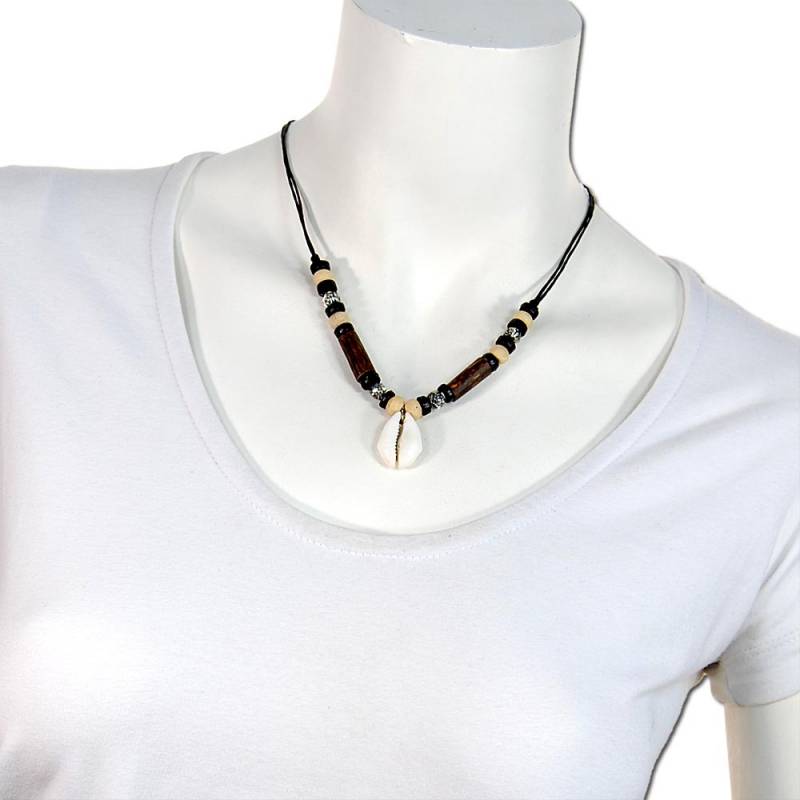 Seestern Sportswear Seestern Halskette Modeschmuck aus Kauri Muscheln & Kokosperlen /108 Clearance-Verkauf