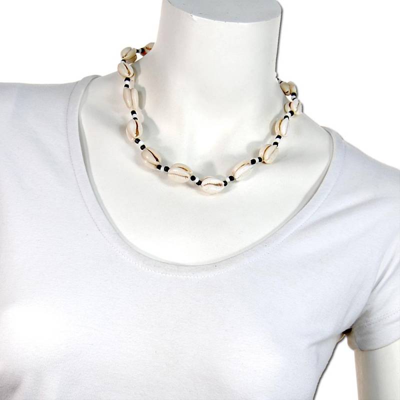 Seestern Sportswear Seestern Halskette Modeschmuck aus Kauri Muscheln & Nylonperlen/112 zollfrei