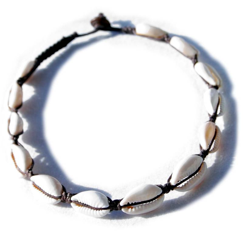 Seestern Sportswear Seestern Halskette Modeschmuck aus Kaurimuscheln & geflochtenem Halsband/102 Outlet