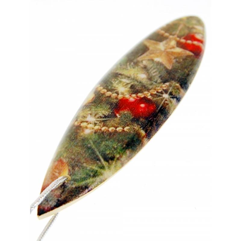 Seestern Sportswear Surfboard Weihnachtsbaum Christbaum Schmuck Weihnachtsdeko Surfing Xmas /1857 Letzte 3 Tage