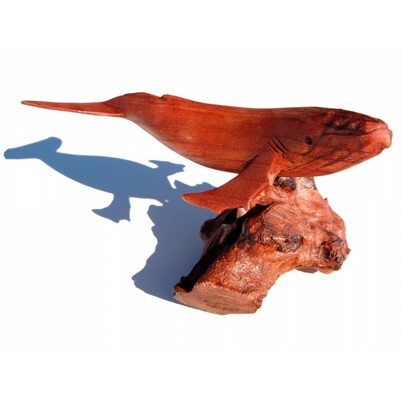 Seestern Sportswear Naturalistische Holzschnitzkunst von Bali Buckelwal Wal 29 x 12 x 17 cm /2081 50% Rabatt mit kostenlosem Versand