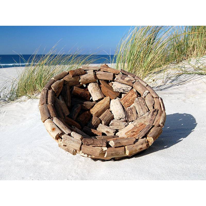 Seestern Sportswear SEESTERN Treibholz Deko Tisch Schale (40 cm) Motiv Tischdeko Driftwood Holzdeko /2353 Begrenzte Freigabe