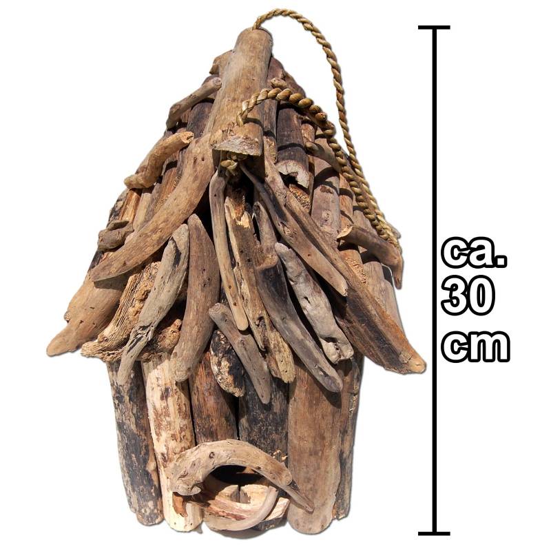 Seestern Sportswear SEESTERN Treibholz Vogelhaus Vogelhäuschen Driftwood Gartendeko /1634 Letzte 3 Tage