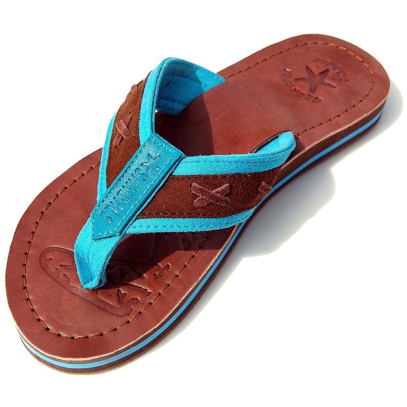 Seestern Sportswear SEESTERN Jungen Leder Zehentrenner Zehensandale Zehensteg Sandalen in Gr.25-36 /2160 Rabatt