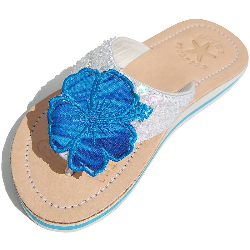 Seestern Sportswear SEESTERN Mädchen Leder Zehentrenner Zehensandale Zehensteg Sandalen in Gr.24-36 /2203 Black Friday