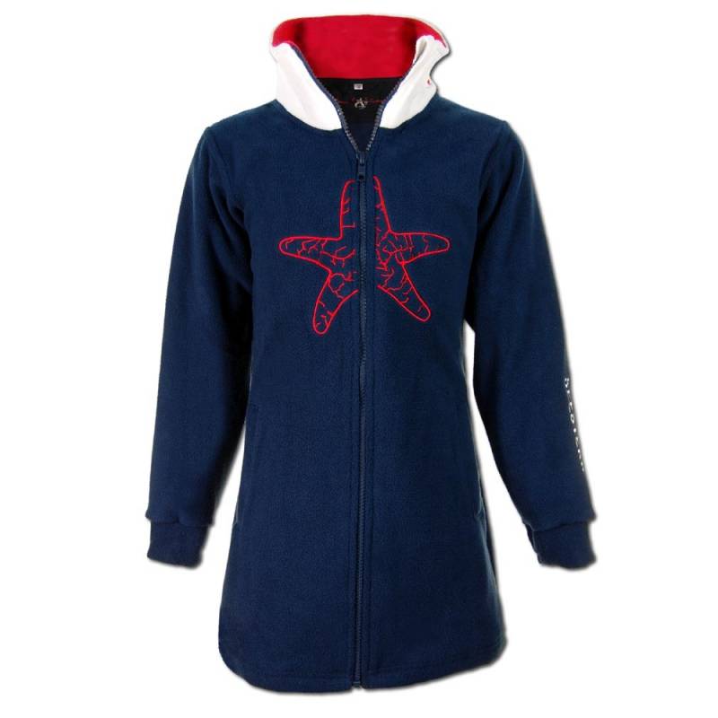 Seestern Sportswear SEESTERN CHEN Kinder Fleecejacke Fleecemantel mit Stehkragen Sweatjacke 116-164 /1607 Räumungsverkauf