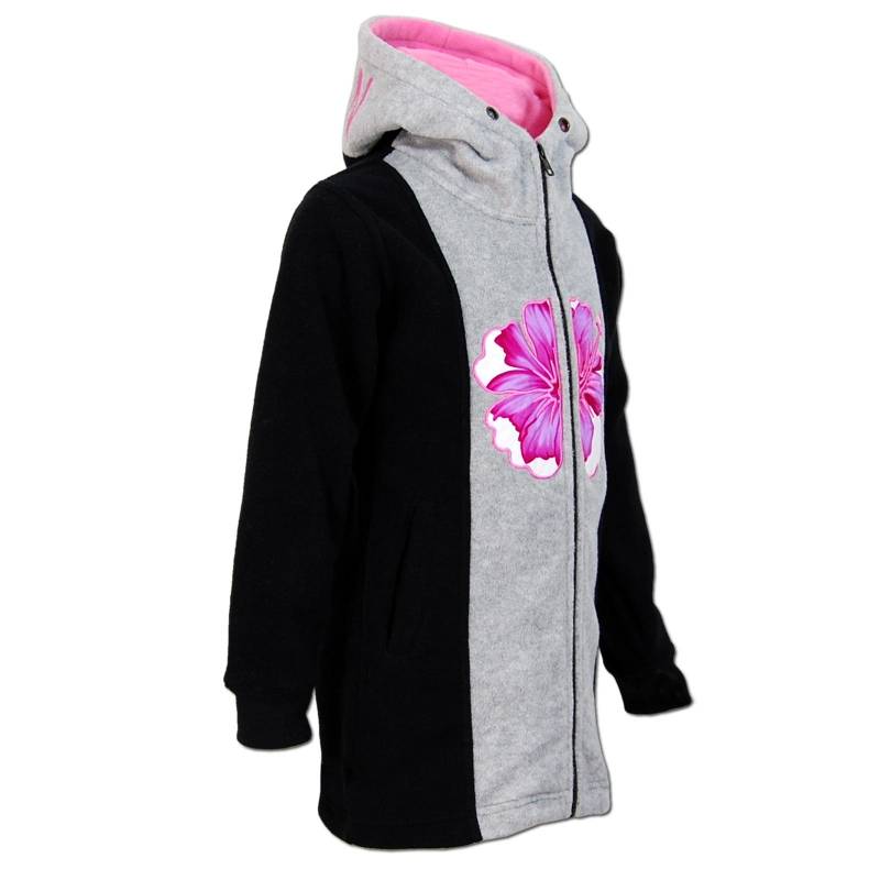 Seestern Sportswear SEESTERN Kinder Kapuzen Fleecejacke Fleecemantel Fleece Sweatjacke Girls in Größe 110 -116 /1104 Riesige Ersparnisse