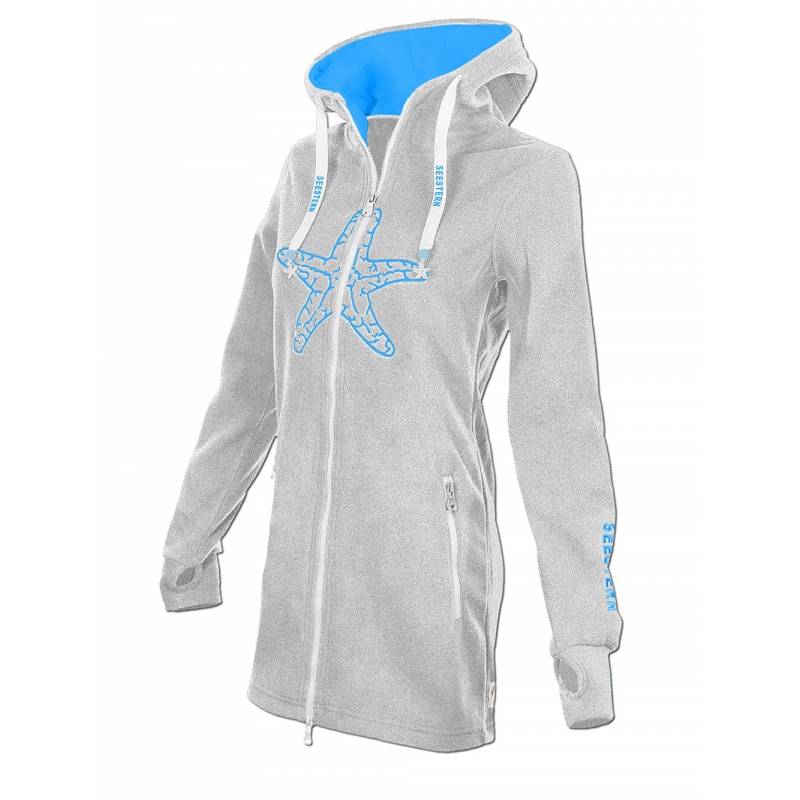 Seestern Sportswear SEESTERN Damen Kapuzen Fleecejacke 2WegeZipper Fleecemantel Fleece Sweatj.XS-4XL /2126.gy JETZT KAUFEN
