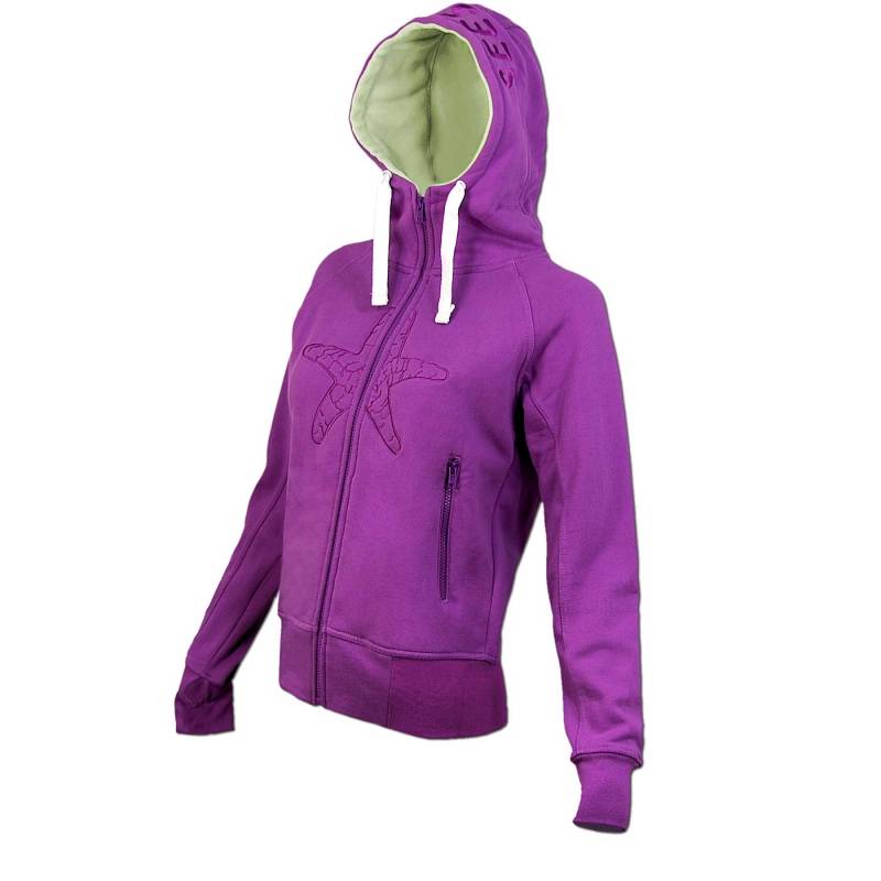 Seestern Sportswear SEESTERN Damen Kapuzen Sweat Shirt Jacke Pullover Zip Hoody Sweater Gr.XS-XXL /1320-1520 Sonderangebot der Fabrik