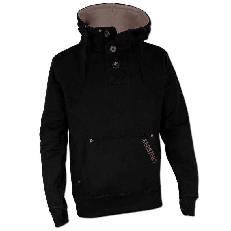 Seestern Sportswear SEESTERN Herren Kapuzen Sweatshirt Pullover m.Knopfleiste Jumper Sweater Gr.S -L /1241 Speichern exportieren