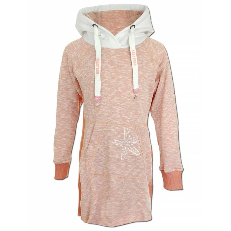 Seestern Sportswear SEESTERN Kinder Langes Kapuzen Sweat Shirt Pullover Hoody Sweater Gr.116-164 /1805.og_wt Günstiger Verkauf