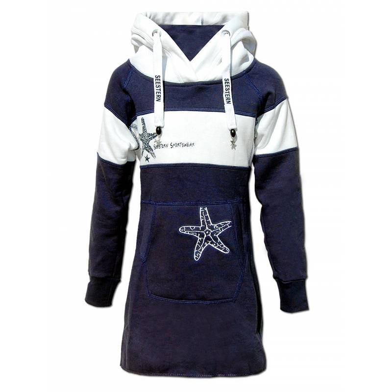 Seestern Sportswear SEESTERN Kinder Langes Kapuzen Sweat Shirt Pullover Hoody Sweater Gr.116-164 /2105 Fabrikverkauf