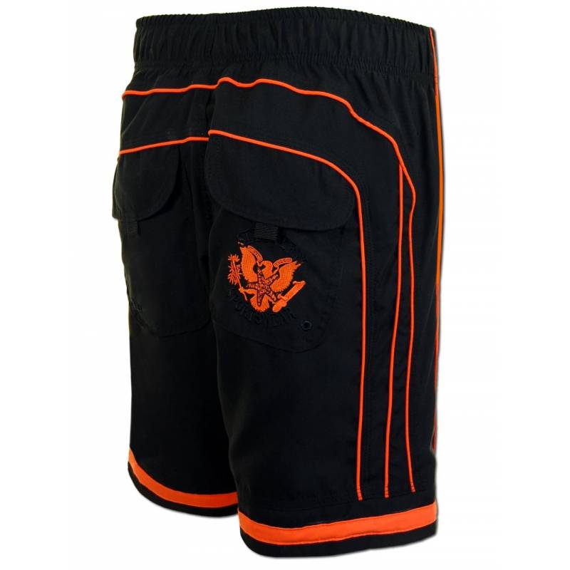 Seestern Sportswear SEESTERN Herren Boardshorts Surfshorts Boardshort Badeshorts mit Gummizug hinten S-3XL mittellang 47-49cm /1944 Heißer Verkauf