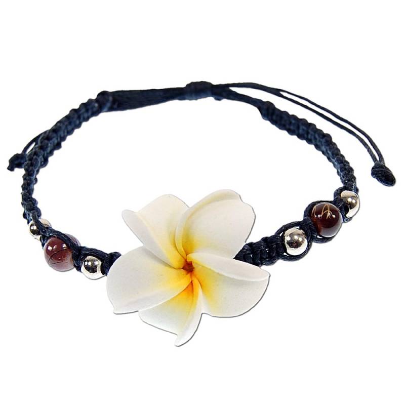 Seestern Sportswear Seestern Armband Modeschmuck Frangipani Blüten / Blumen Design variable Größe /1501 Letzte 2 Tage