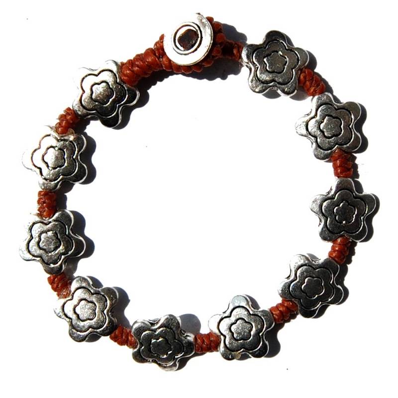 Seestern Sportswear Seestern Armband Modeschmuck nickelfreies Metal auf geflochtenem Viscose Band /1205 Letzter Tag