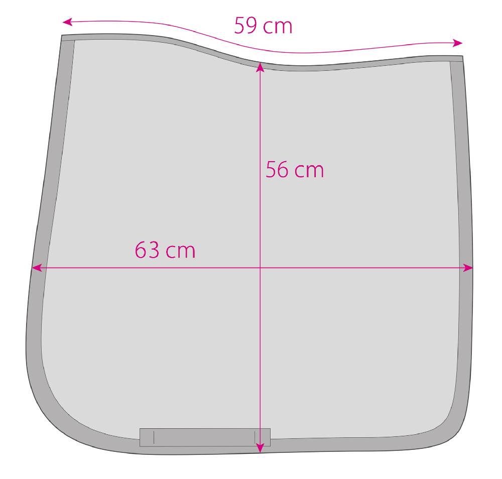 Spooks Dressage Pad Crown Velvet Auslauf