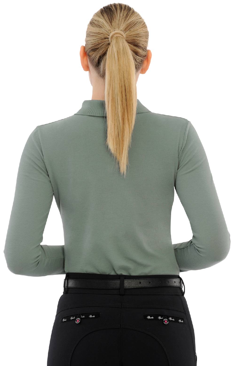 Spooks Roxie Sequin Polo Longsleeve Limitierter Zeitrabatt