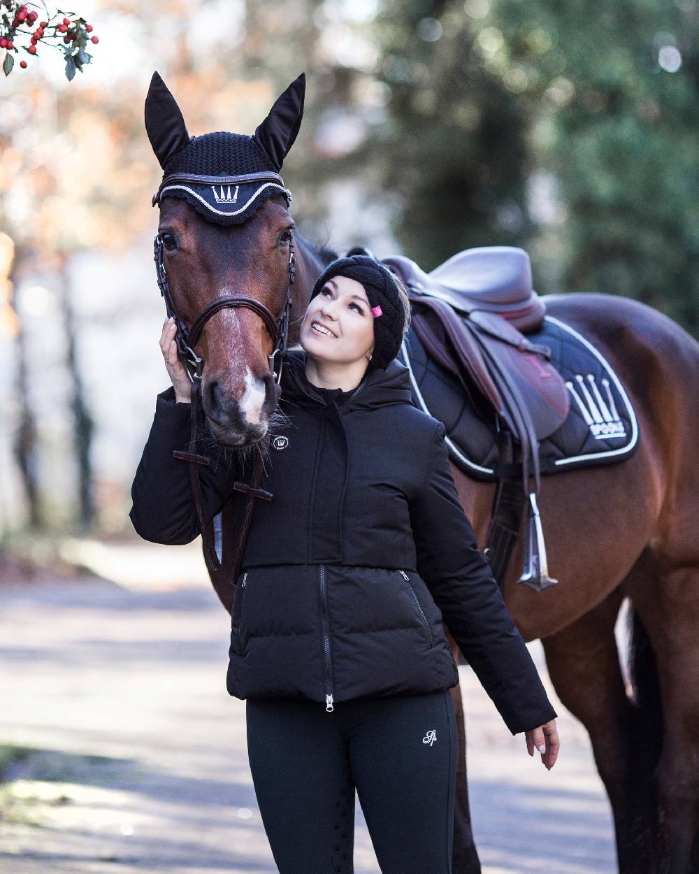 Spooks Dressage Pad Crown Shiny