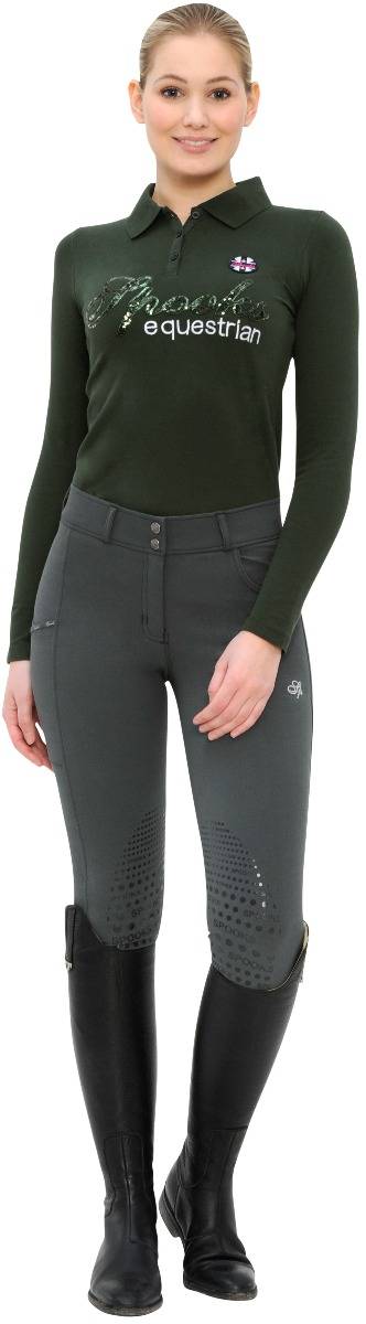 Spooks Roxie Sequin Polo Longsleeve