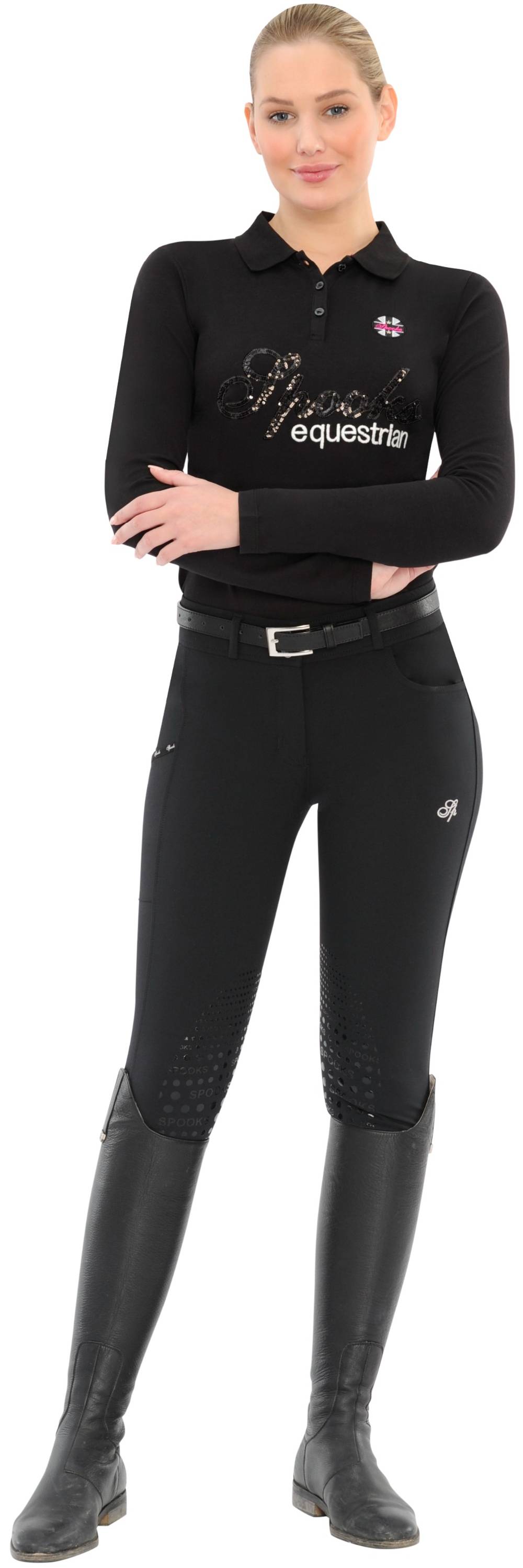 Spooks Roxie Sequin Polo Longsleeve