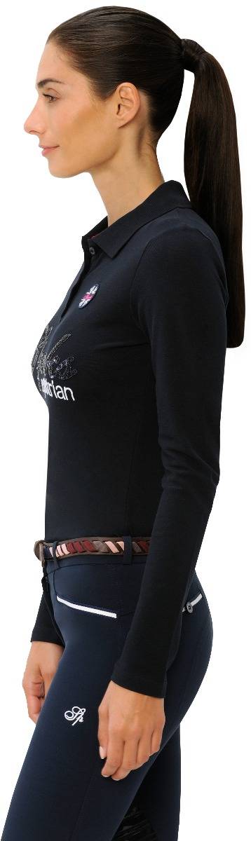 Spooks Roxie Sequin Polo Longsleeve Jubiläumsangebot