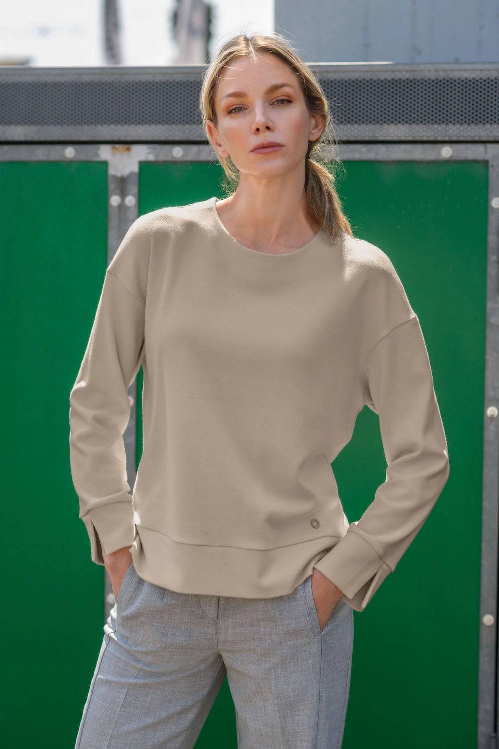 Spoon Golf Round Neck Jersey Sweater Super Sparpreis