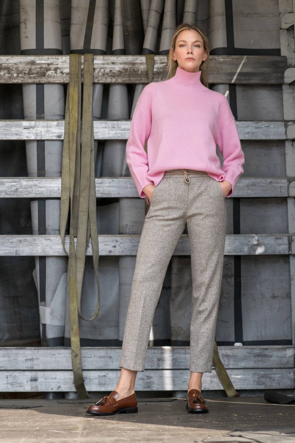 Spoon Golf Turtle Neck Chunky Wool- Cashmere Sweater Discount Store für neue Produkte