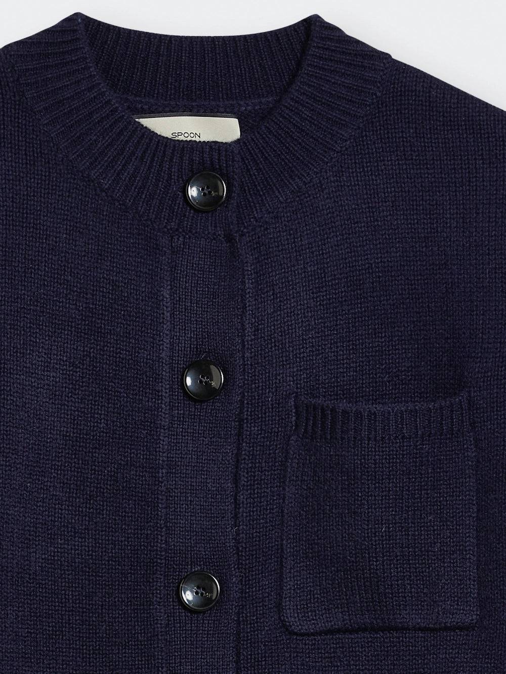Spoon Golf Cropped Wool- Cashmere Cardigan 50% Rabatt für begrenzte Zeit