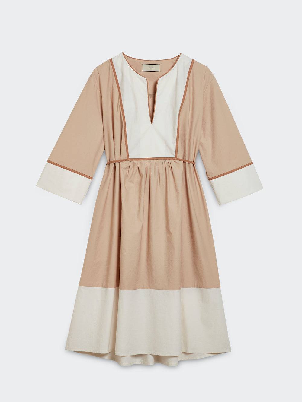 Spoon Golf Dress with Plastron and Color Blocking Jubiläumsangebot