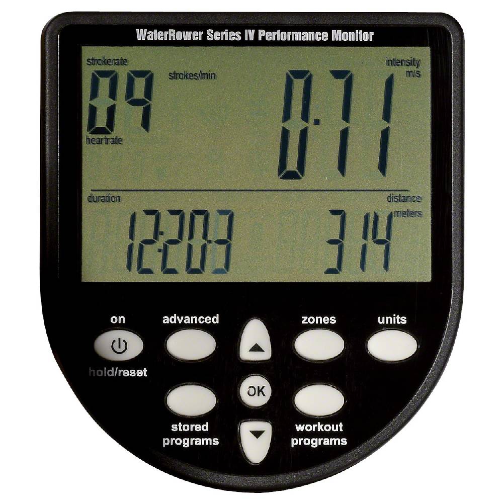 Sport Tec WaterRower Rudergerät Shadow, inkl. S4 Monitor Lagerräumung