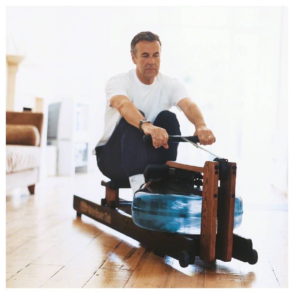 Sport Tec WaterRower Rudergerät Club-Sport, inkl. S4 Monitor, Herzfrequenzempfänger und Brustgurt POLAR T31, Set 3-tlg Neuheiten