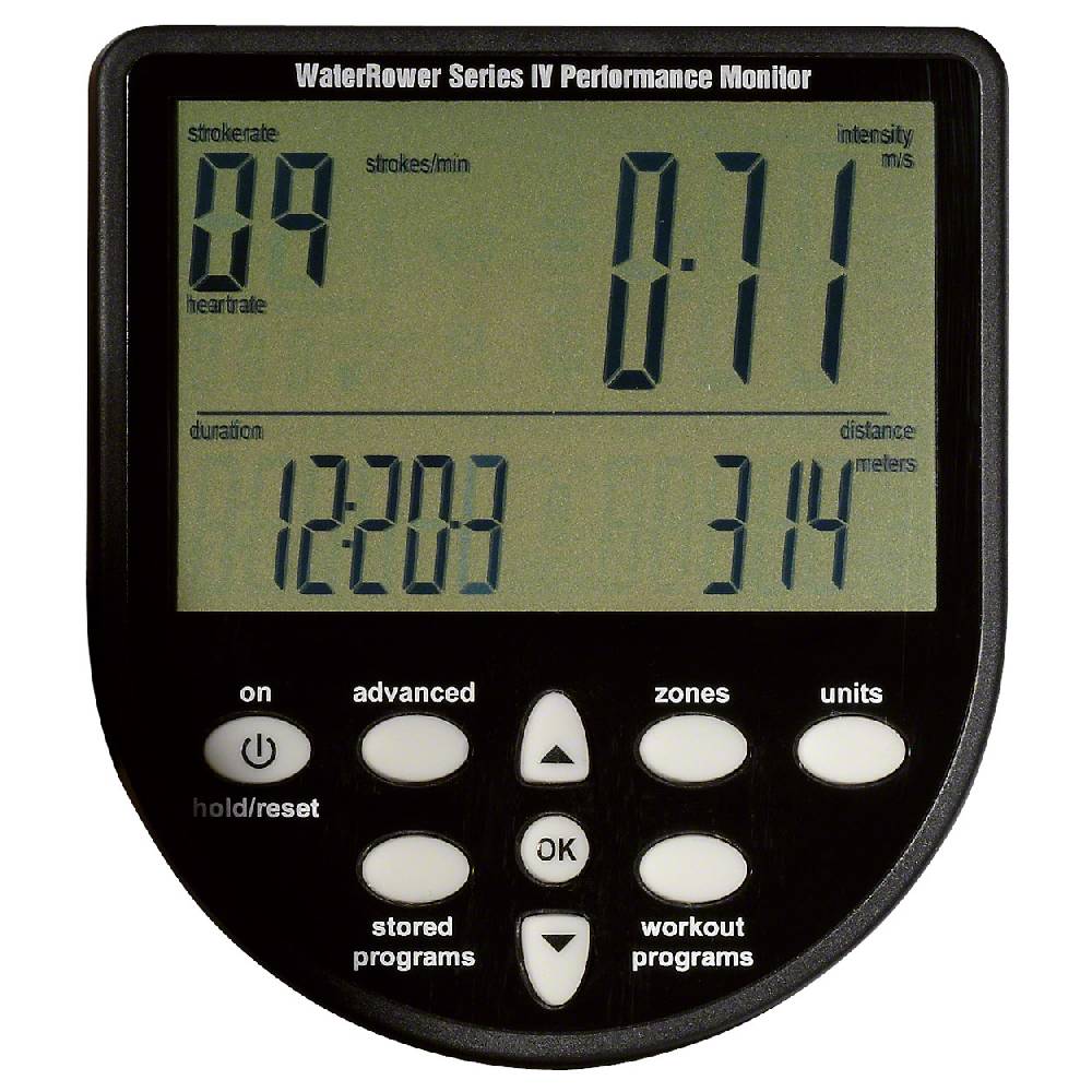 Sport Tec WaterRower Rudergerät Club-Sport, inkl. S4 Monitor, Herzfrequenzempfänger und Brustgurt POLAR T31, Set 3-tlg Neuheiten