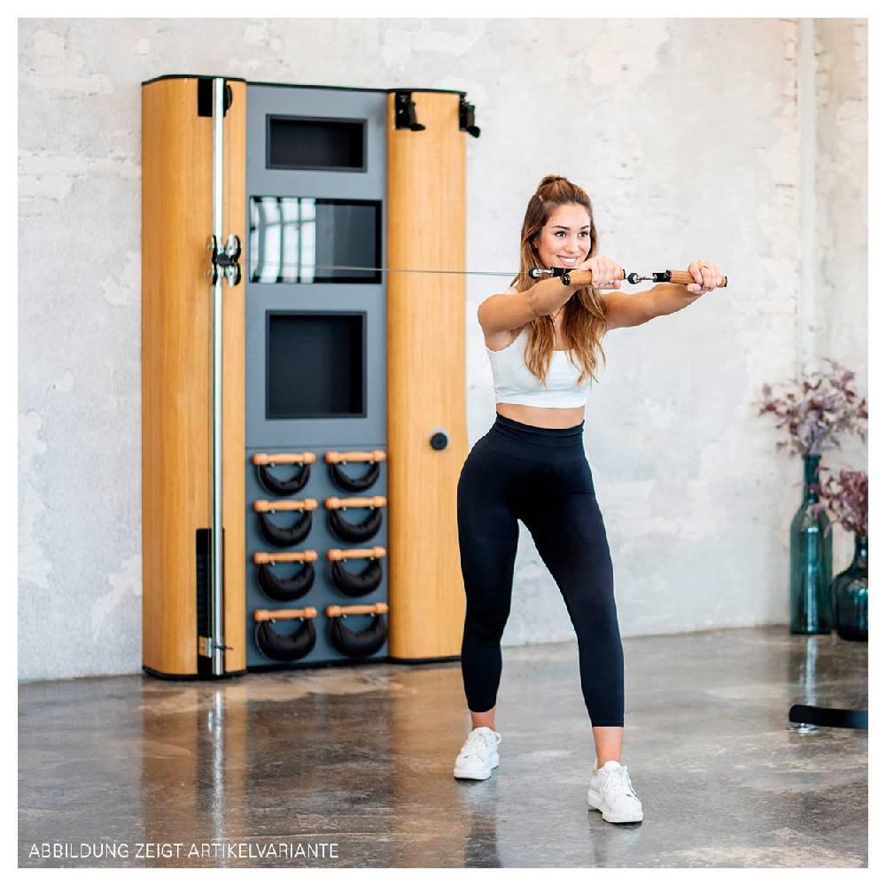 Sport Tec NOHrD Wall Compact, Seilzug, Skitrainer, 8 Swing Hanteln, Club-Sport Letzte 3 Tage