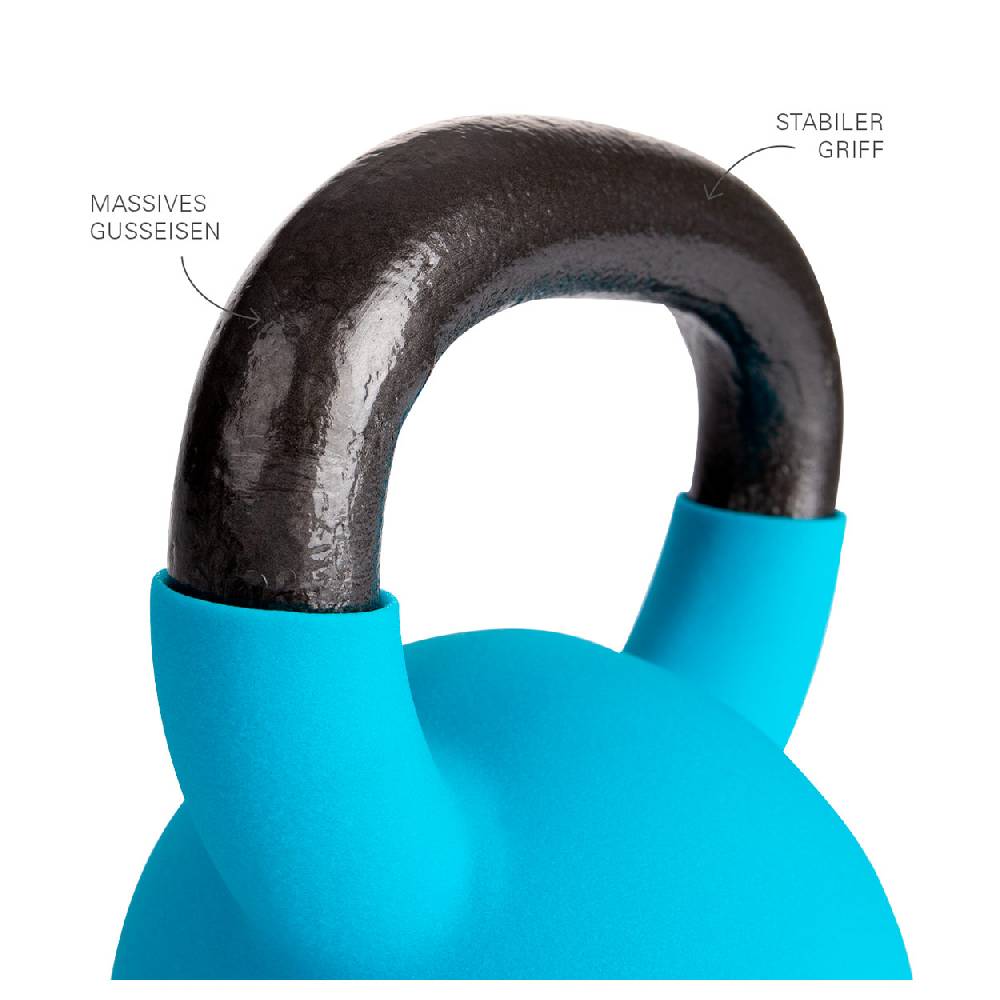 Sport Tec Kettlebell, 10 kg, hellblau Limitierter Zeitrabatt