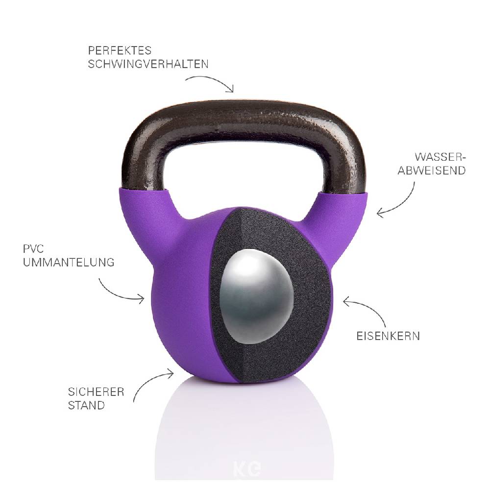 Sport Tec Kettlebell, 12 kg, lila Fabrik Onlineshop