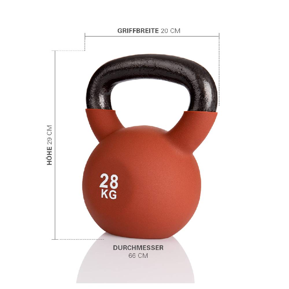 Sport Tec Kettlebell, 28 kg, braun Günstig kaufen