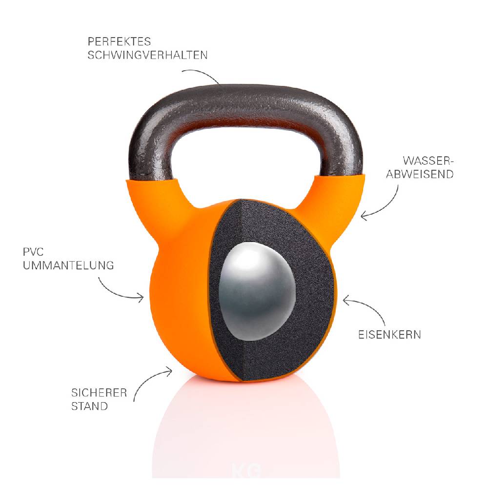 Sport Tec Sport-Tec Kettlebell-Set 9-tlg., 4-32 kg inkl. Ablage Flash Sale
