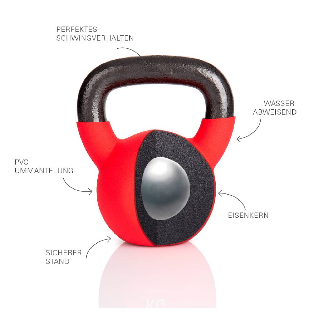 Sport Tec Kettlebells 4-24 kg, 8er Set Begrenztes Angebot
