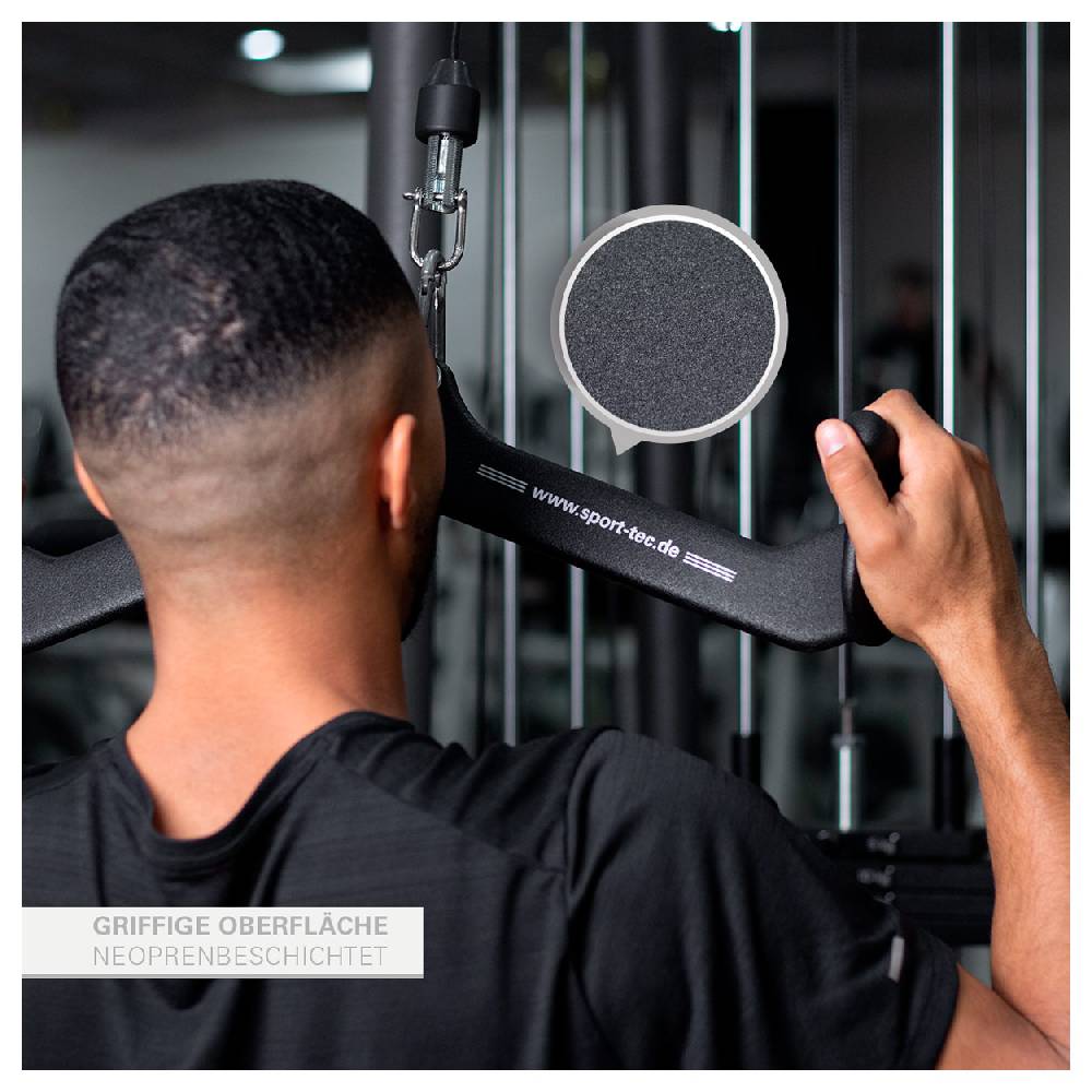Sport Tec Sport-Tec ergonomischer Latzug- und Rudergriff, 54x10 cm Kauf eins, bekomm eins gratis