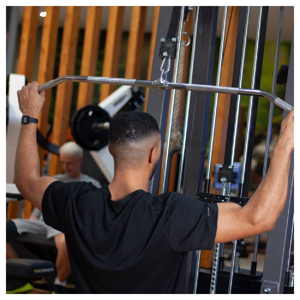Sport Tec Latzugstange, 120 cm Sonderangebot der Fabrik