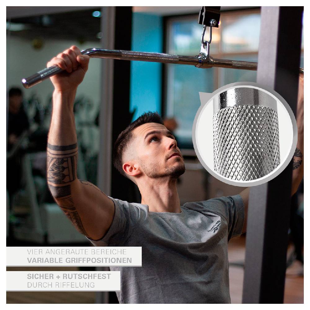 Sport Tec Latzugstange, 120 cm Sonderangebot der Fabrik