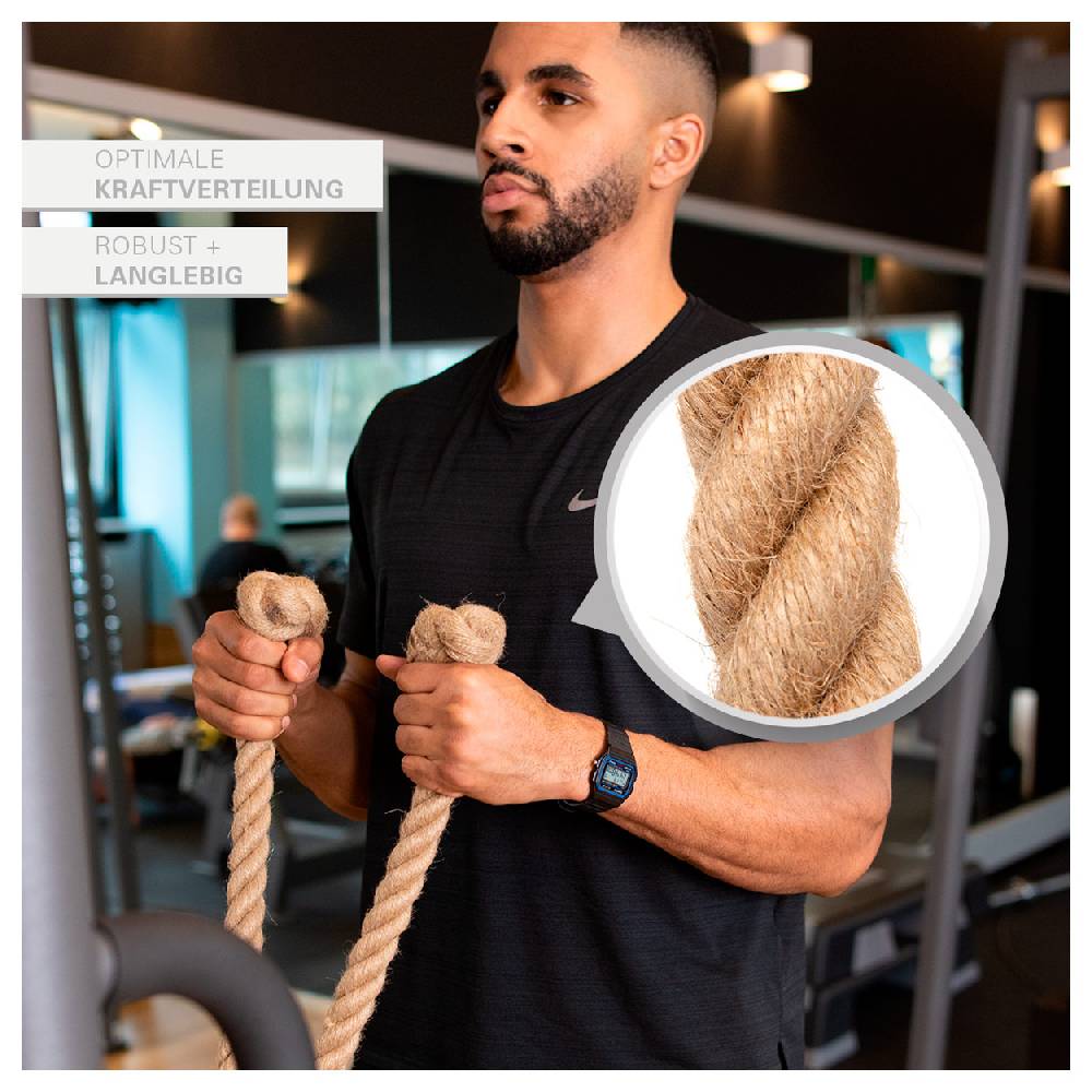 Sport Tec Trizepsseil, natur, 88 cm 50% Rabatt mit kostenlosem Versand