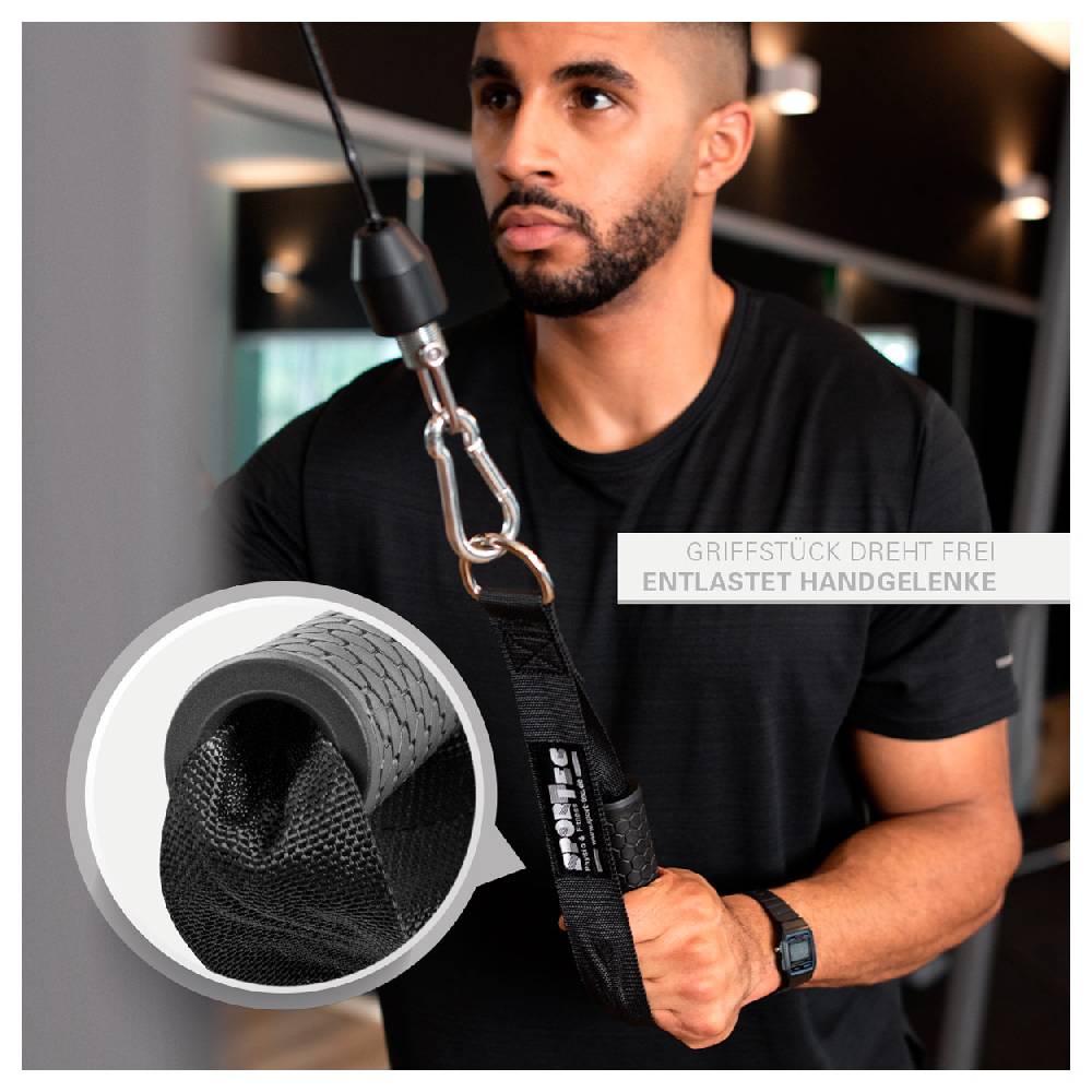 Sport Tec Sport-Tec Zuggriff mit Anti-Rutsch, schwarz Clearance-Verkauf