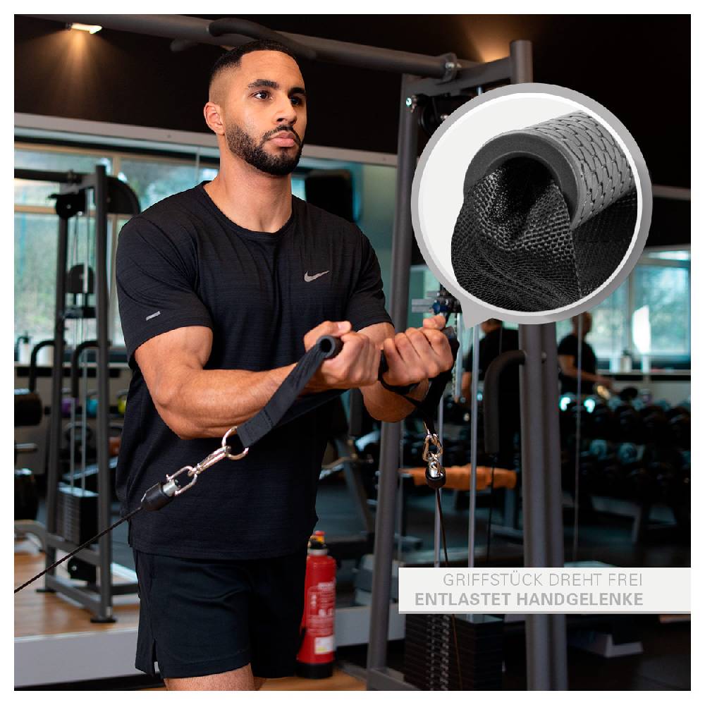 Sport Tec Sport-Tec Zuggriff mit Anti-Rutsch, schwarz, 2er Set Kostenloser Versand international