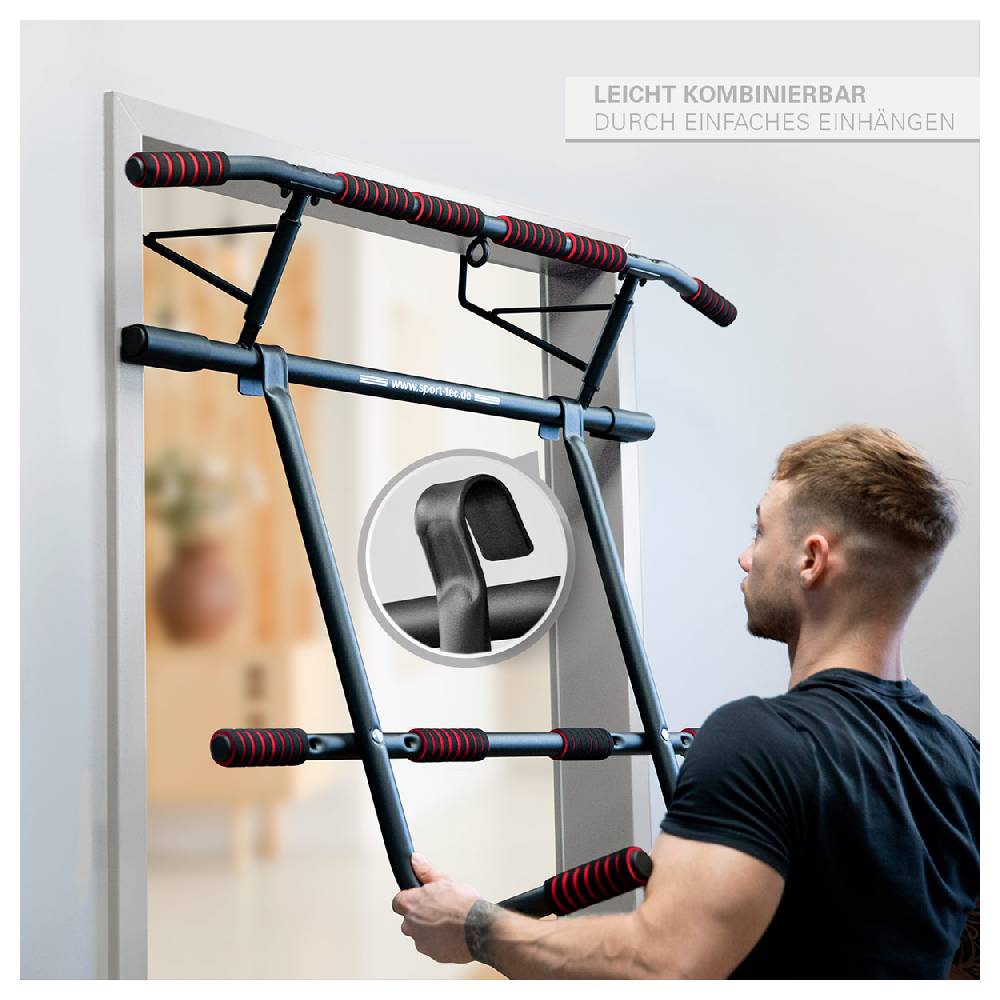 Sport Tec Sport-Tec Türreck Klimmzugstange klappbar inkl. Dip-Station Versandkostenfrei