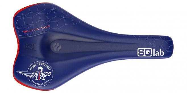 Sqlab Sattel 611 ERGOWAVE® active 2.1 ltd. Wings for Life 15cm Fabrikverkauf
