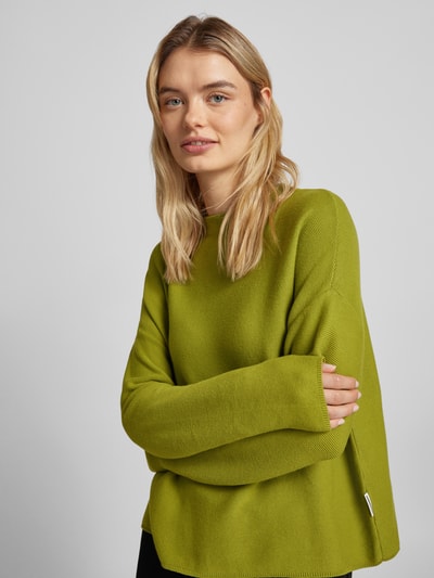 Peek & Cloppenburg ArmedangelsStrickpullover mit Strukturmuster Modell 'MERINAA' in gruen Saisonschlussverkauf