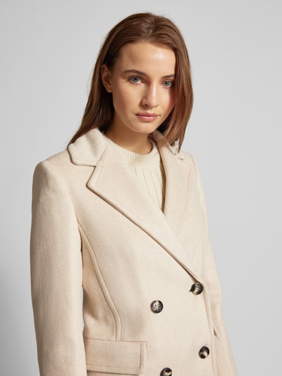 Peek & Cloppenburg MangoMantel mit Reverskragen Modell 'DALI' in beige Heißer Verkauf